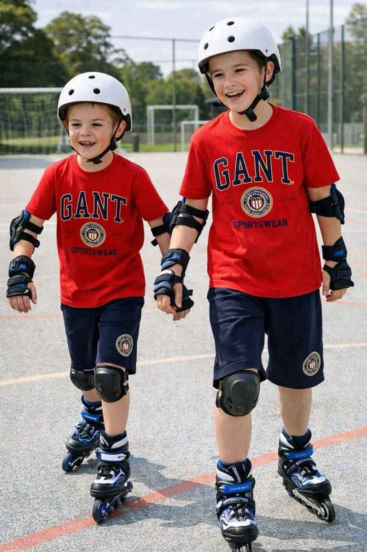 GANT Sportswear Kids Active Summer Red Set–– Kids Boys (Ages 3 to 12)