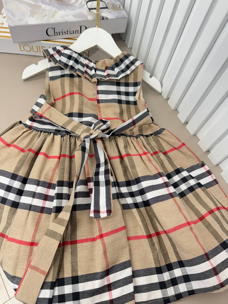 Burberry Elegant Plaid Princess Dress for Girls - Kids Girls (Age 2 -10Y)