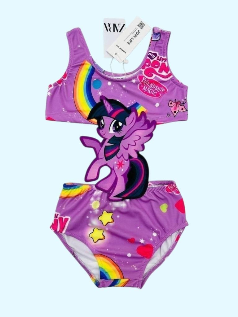 Girls My Little Pony 2-Piece Swimsuit- Kids Girls (Ages 2-8)