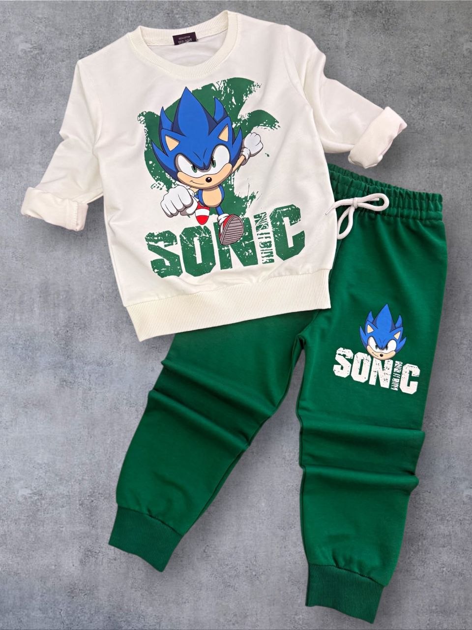 Sonic Speed Kids Autumn Green Set - Kids Boys (Ages 3 to 10)